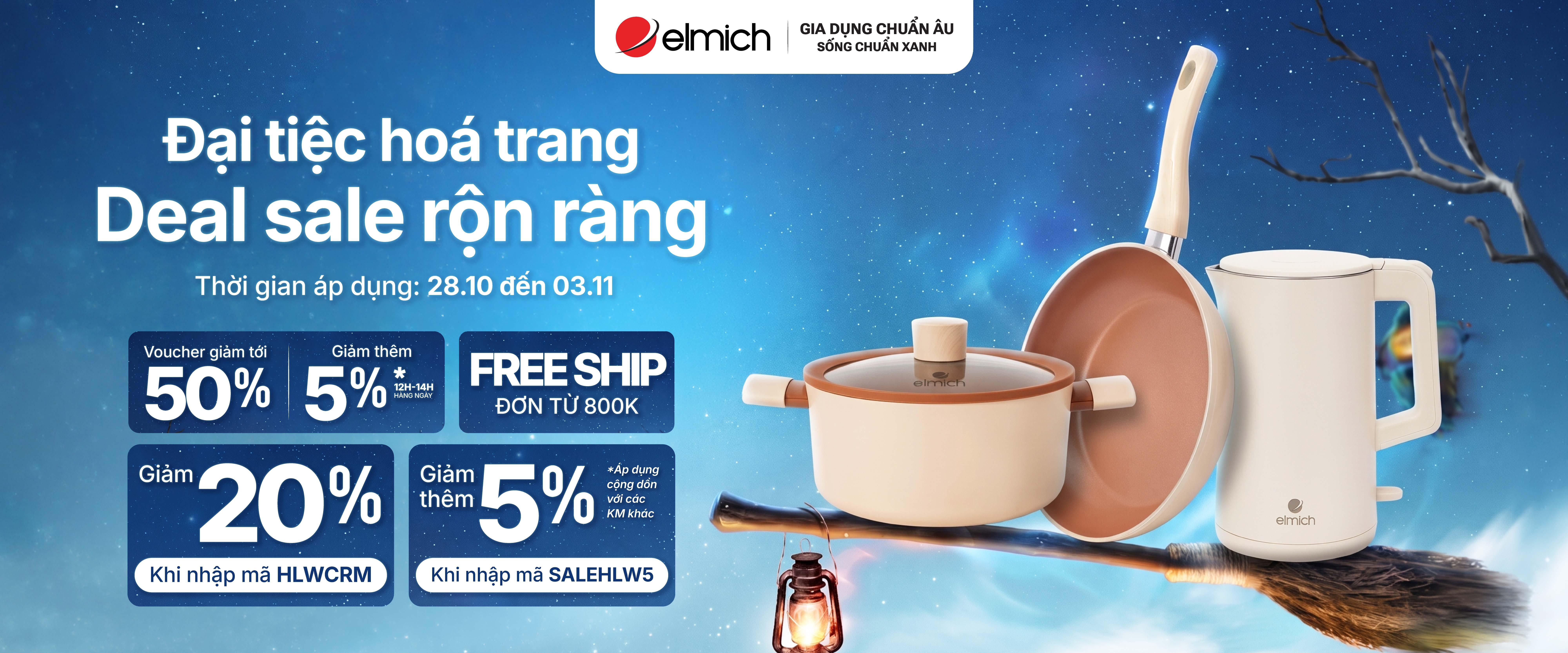 Đại tiệc hóa trang - Deal Sale rộn ràng: Ưu đãi đến 50%++, săn deal giờ vàng càng thêm hấp dẫn