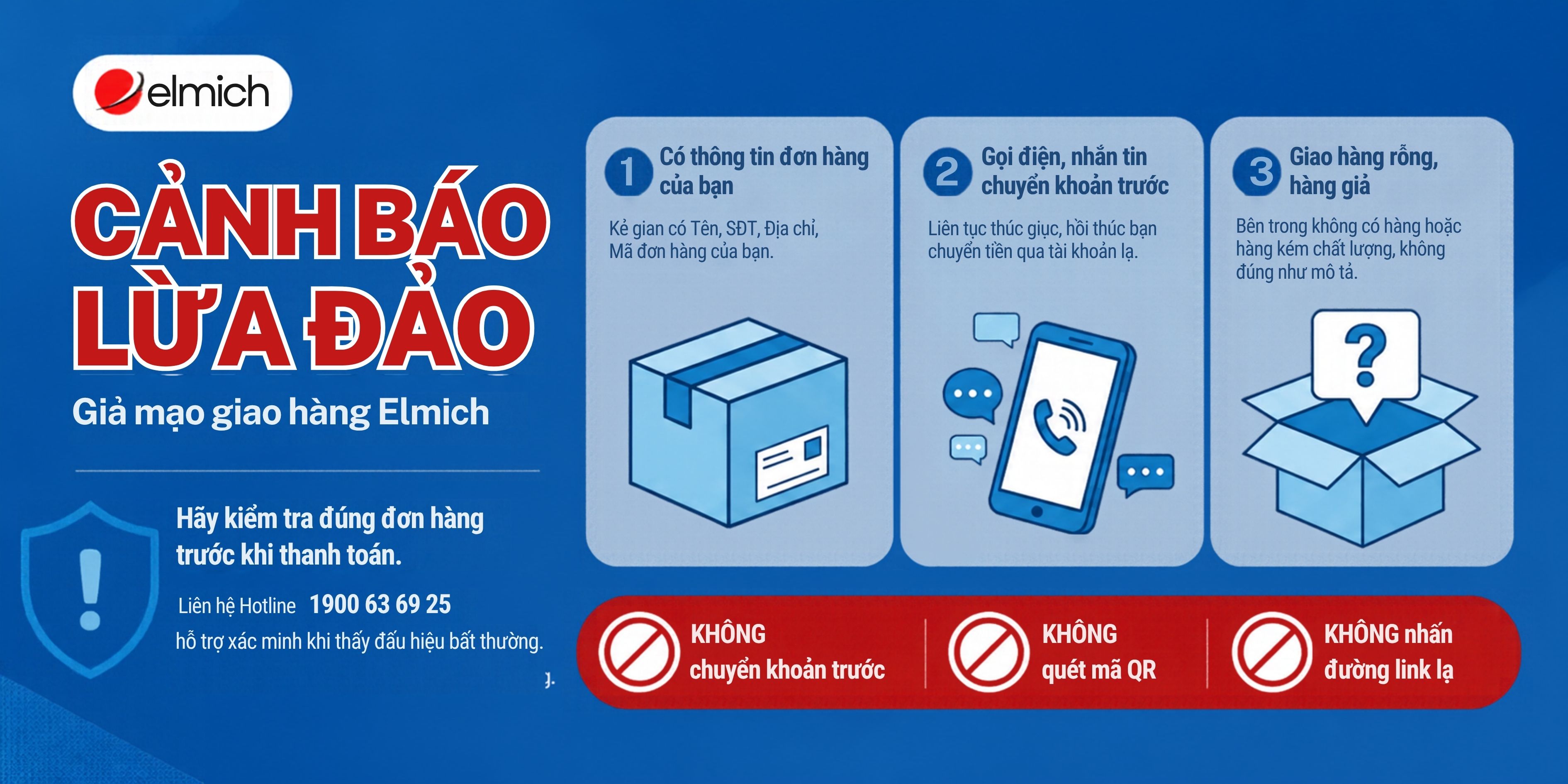 🆘CẢNH BÁO GIẢ MẠO GIAO HÀNG ELMICH
