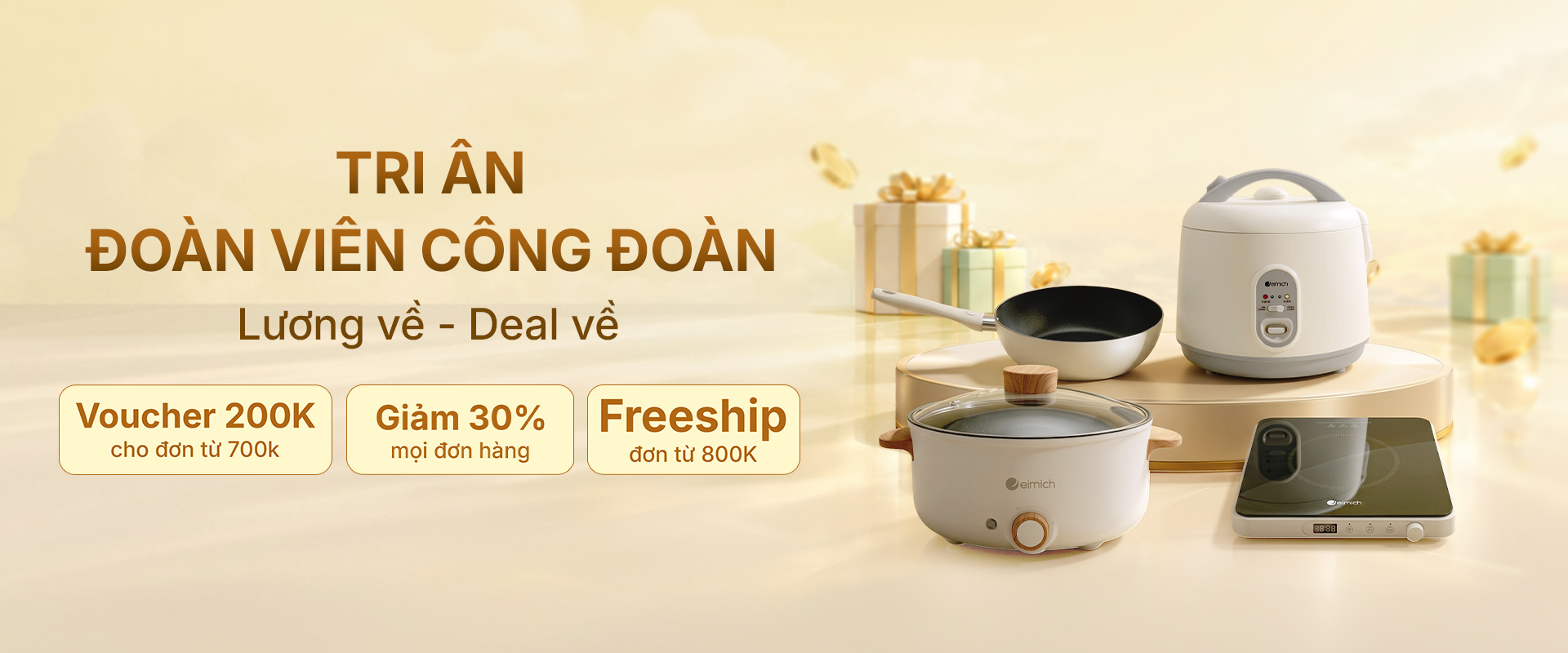Tri ân đoàn viên công đoàn - Ưu đãi đặc quyền, vẹn tròn gắn kết
