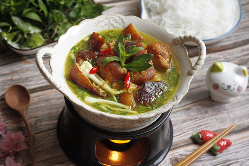 Chi tiết cách nấu bún giả cầy thơm ngon hấp dẫn