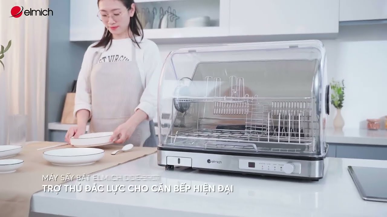 Máy sấy bát Elmich DDE-3907: Đánh bay ẩm mốc - Sấy khô tức thì
