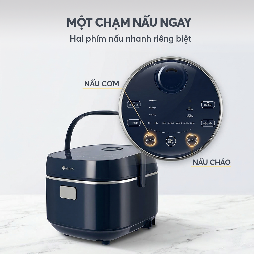 Nồi cơm điện tử Elmich RCE9362 dung tích 1,5L
