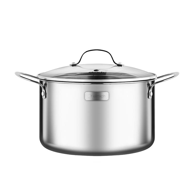 Nồi inox cao cấp 3 lớp đáy liền Trimax EL-3736 size 28cm