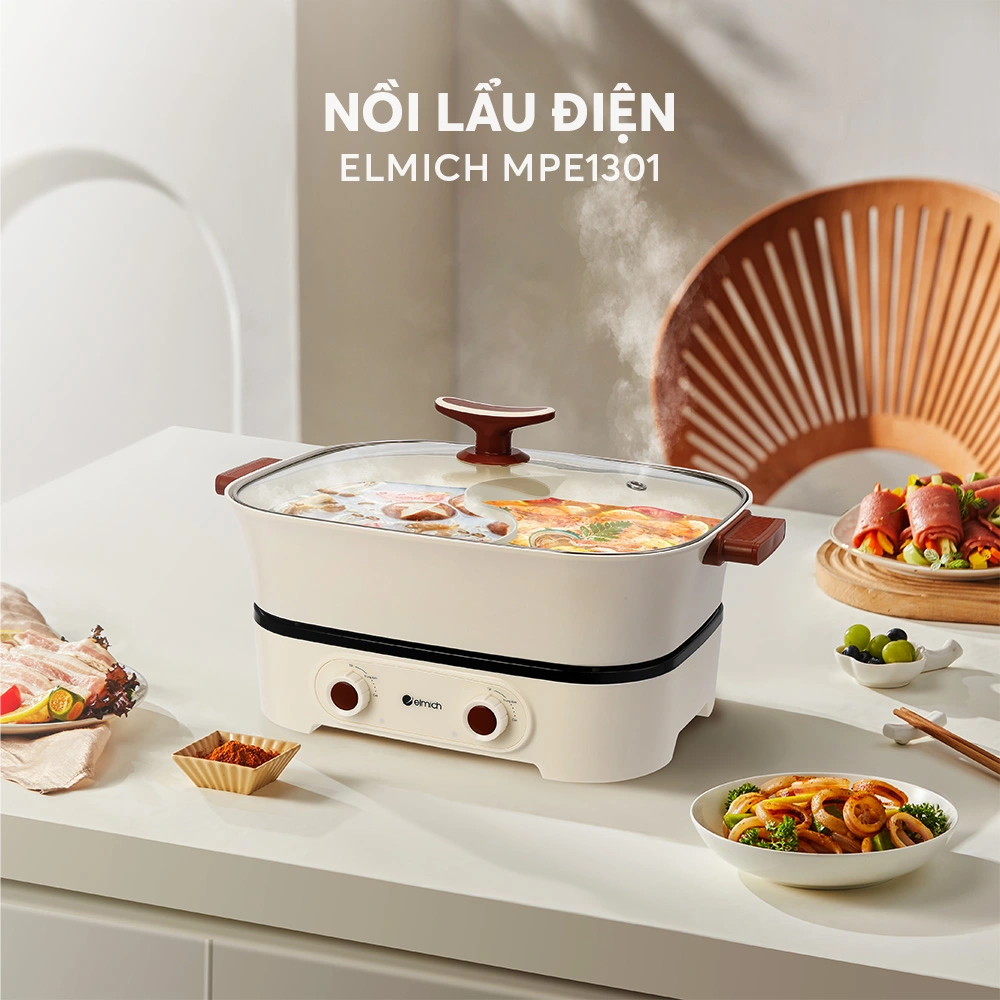 Nồi lẩu điện Elmich MPE1301