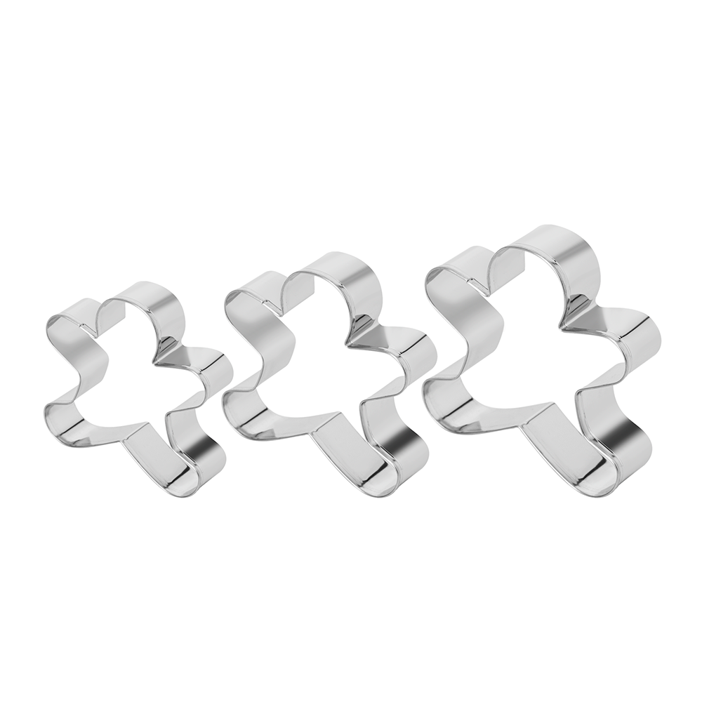 Bộ 3 khuôn bánh hình người bánh gừng bằng inox Elmich EL0116BO3GUNG
