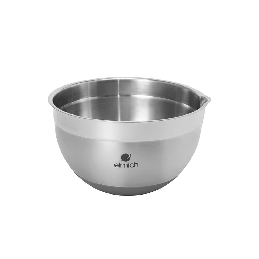 Combo 01 Máy xay thịt Elmich và 01 Tô trộn bột inox