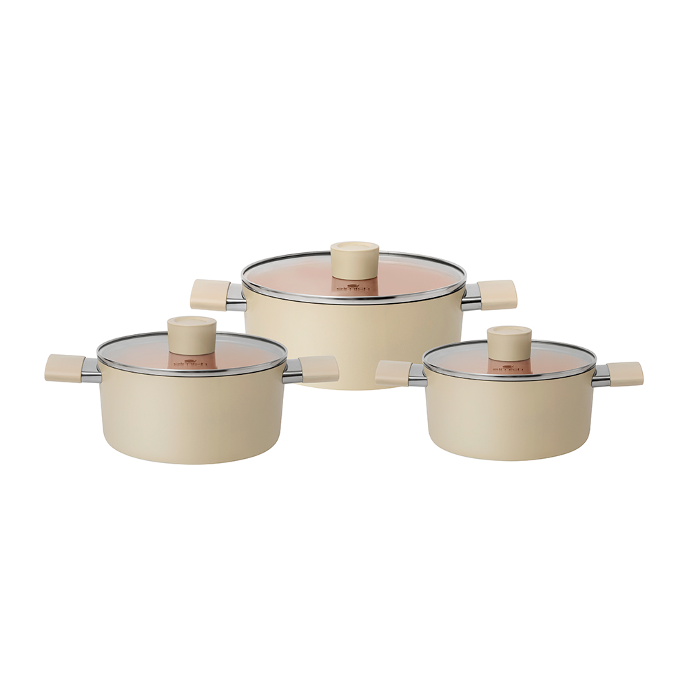 Bộ nồi chống dính Ceramic Elmich EL5240 Size 18,20,24cm
