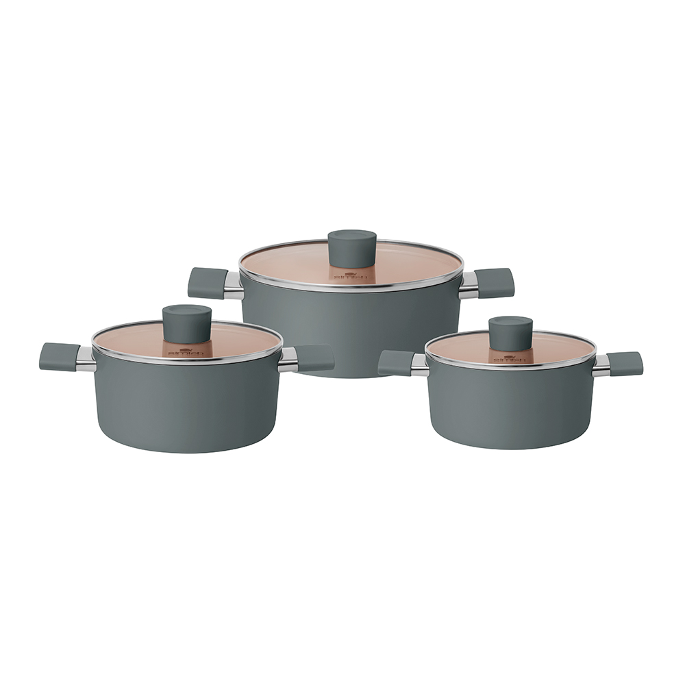 Bộ nồi chống dính Ceramic Elmich EL5240 Size 18,20,24cm