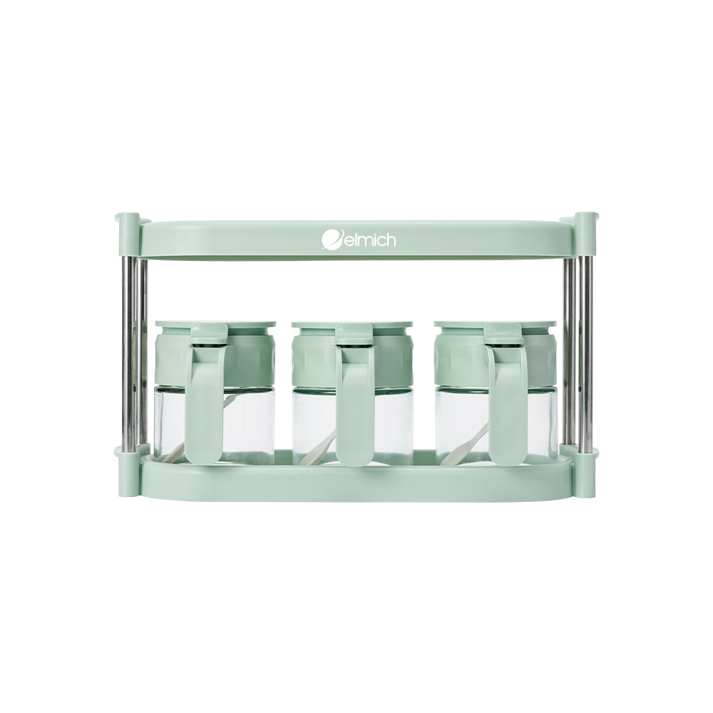 Combo Bộ đựng gia vị và hộp thủy tinh Elmich - TLD25625