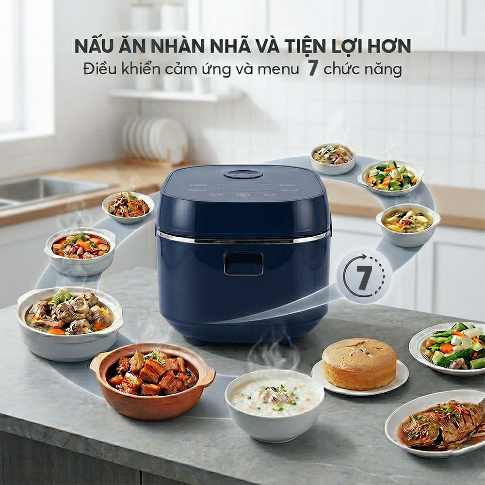Nồi cơm điện tử Elmich RCE9362 dung tích 1,5L
