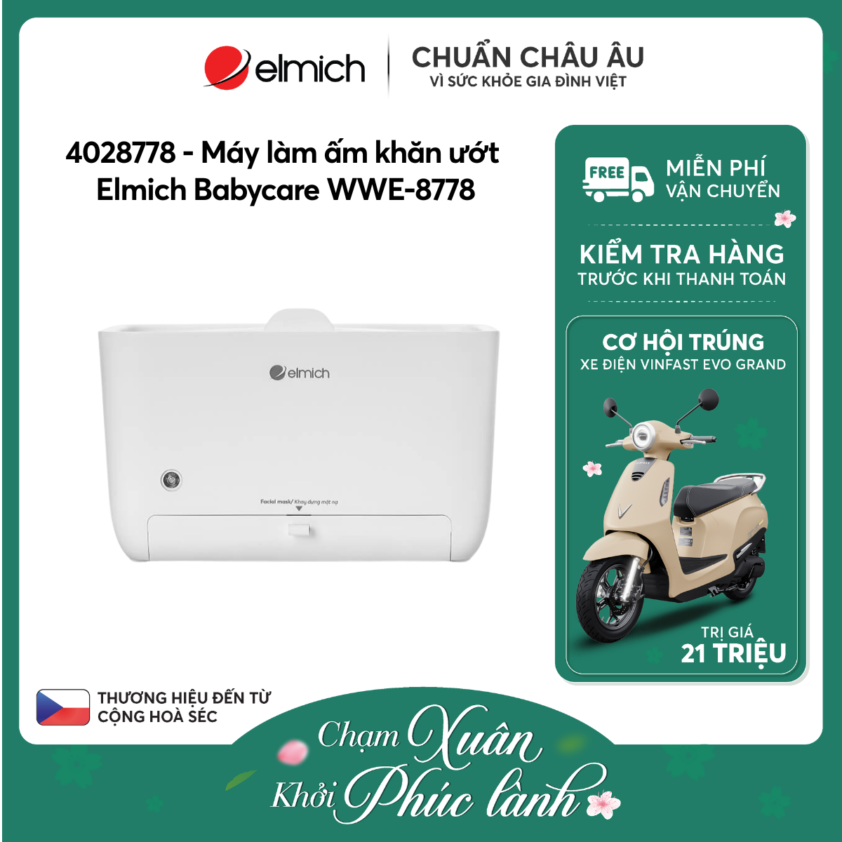 Máy làm ấm khăn ướt WWE-8778