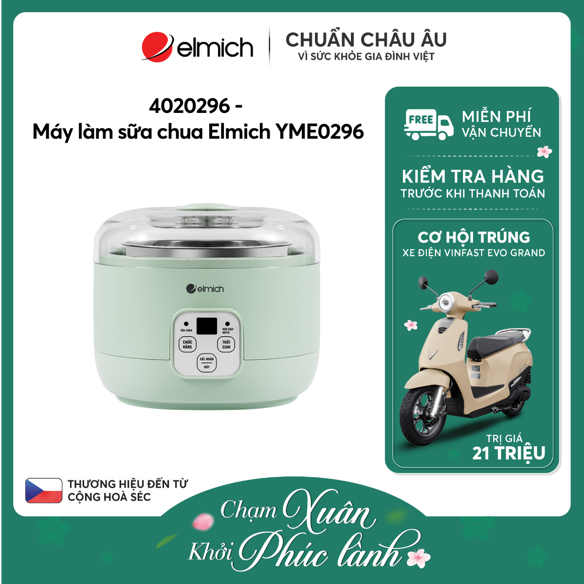 Máy làm sữa chua Elmich YME0296