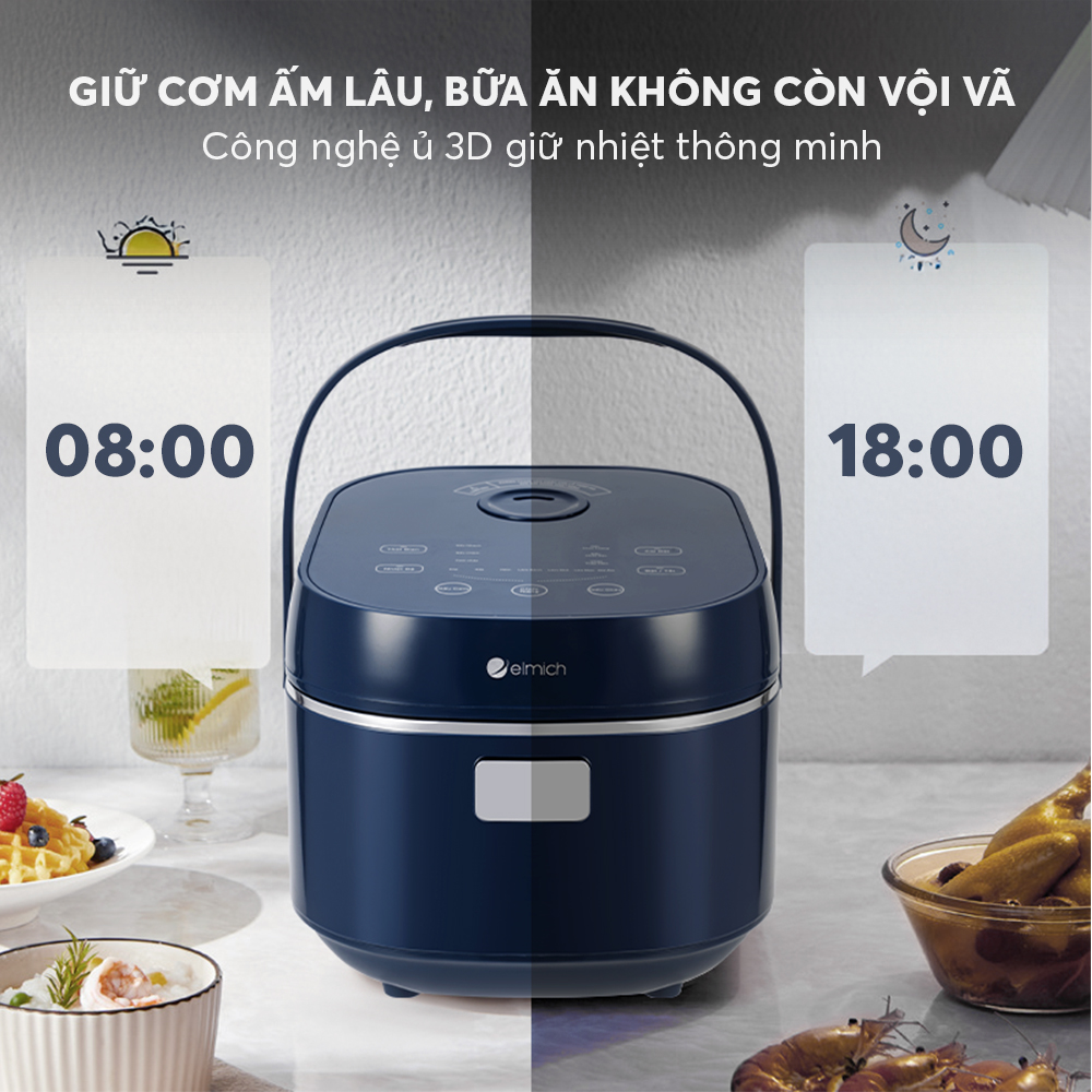 Nồi cơm điện tử Elmich RCE9362 dung tích 1,5L