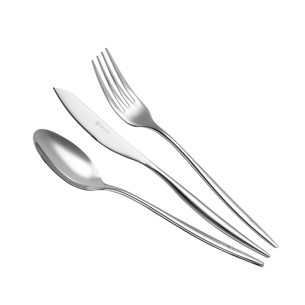 Bộ dao, thìa, dĩa ăn chính 3 chiếc Elmich EL4002