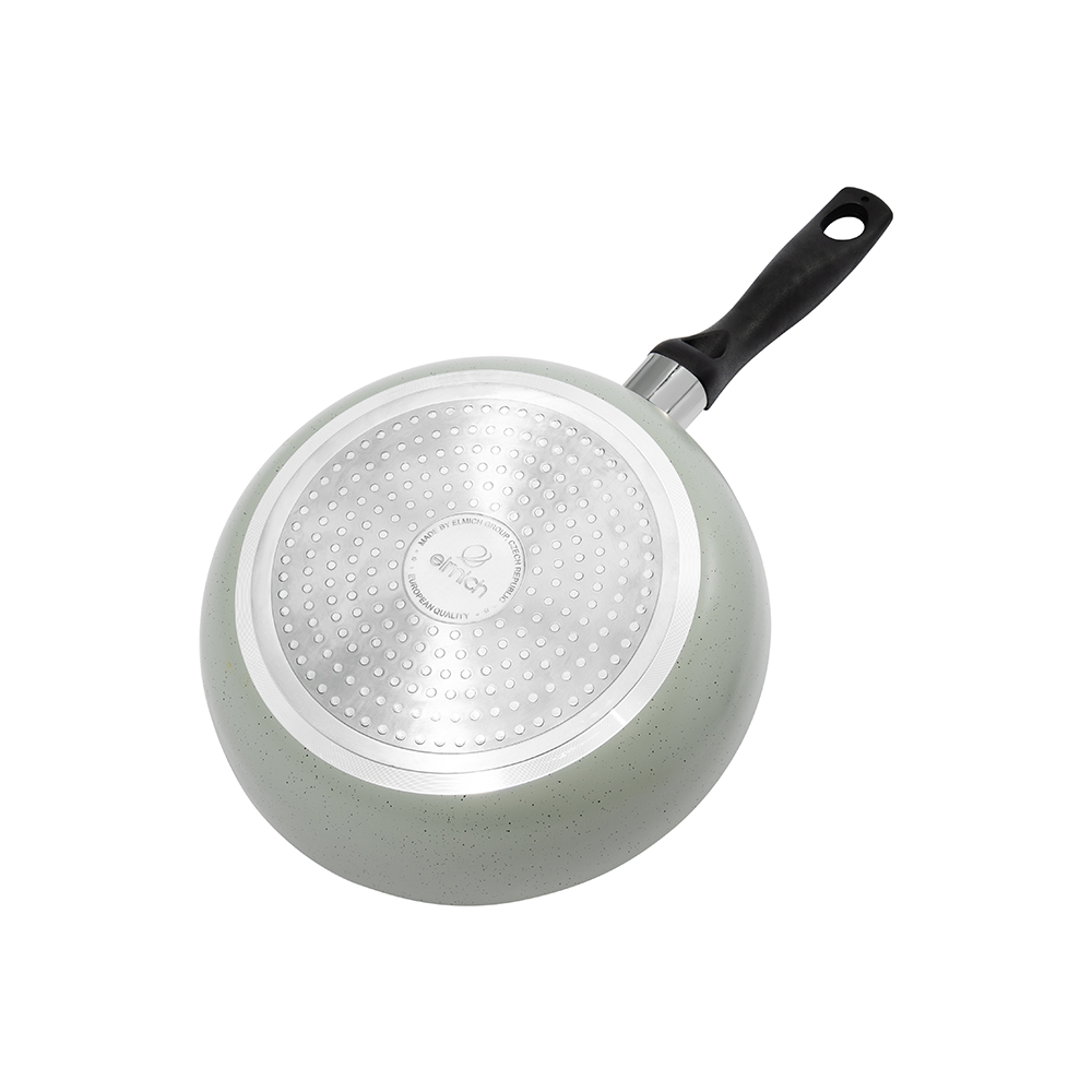 Combo 01 bộ nồi size 16cm, 01 chảo và 01 đế lót nồi silicon Elmich - TLD25618