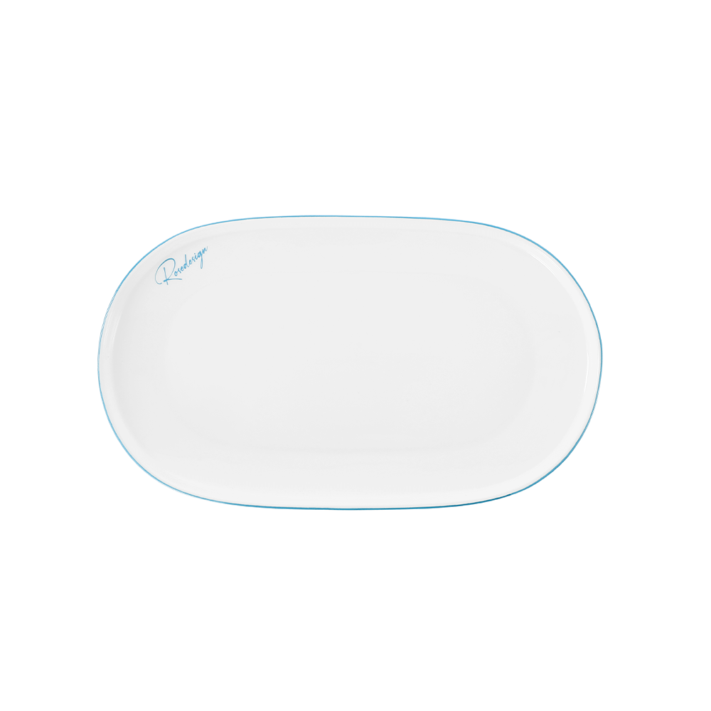 Bộ 3 đĩa bầu dục nhỡ Elmich RoseDesign EL-0219