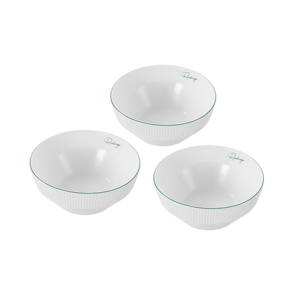 Bộ 3 bát tô nhỡ Elmich RoseDesign EL-0238