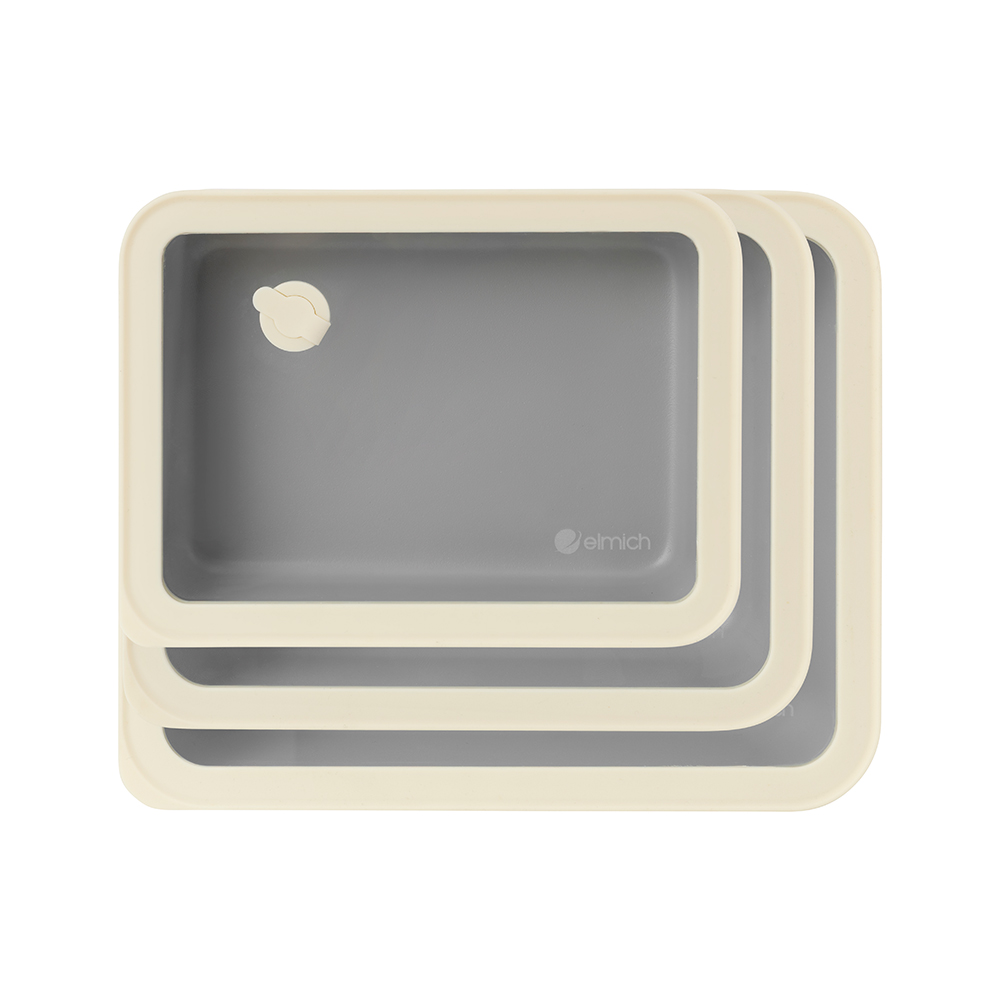 Hộp thủy tinh phủ sứ bảo quản thực phẩm Elmich dung tích 820ml EL4015