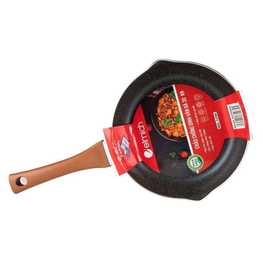 Chảo chống dính vân đá 3D Size 20-24-26-28cm