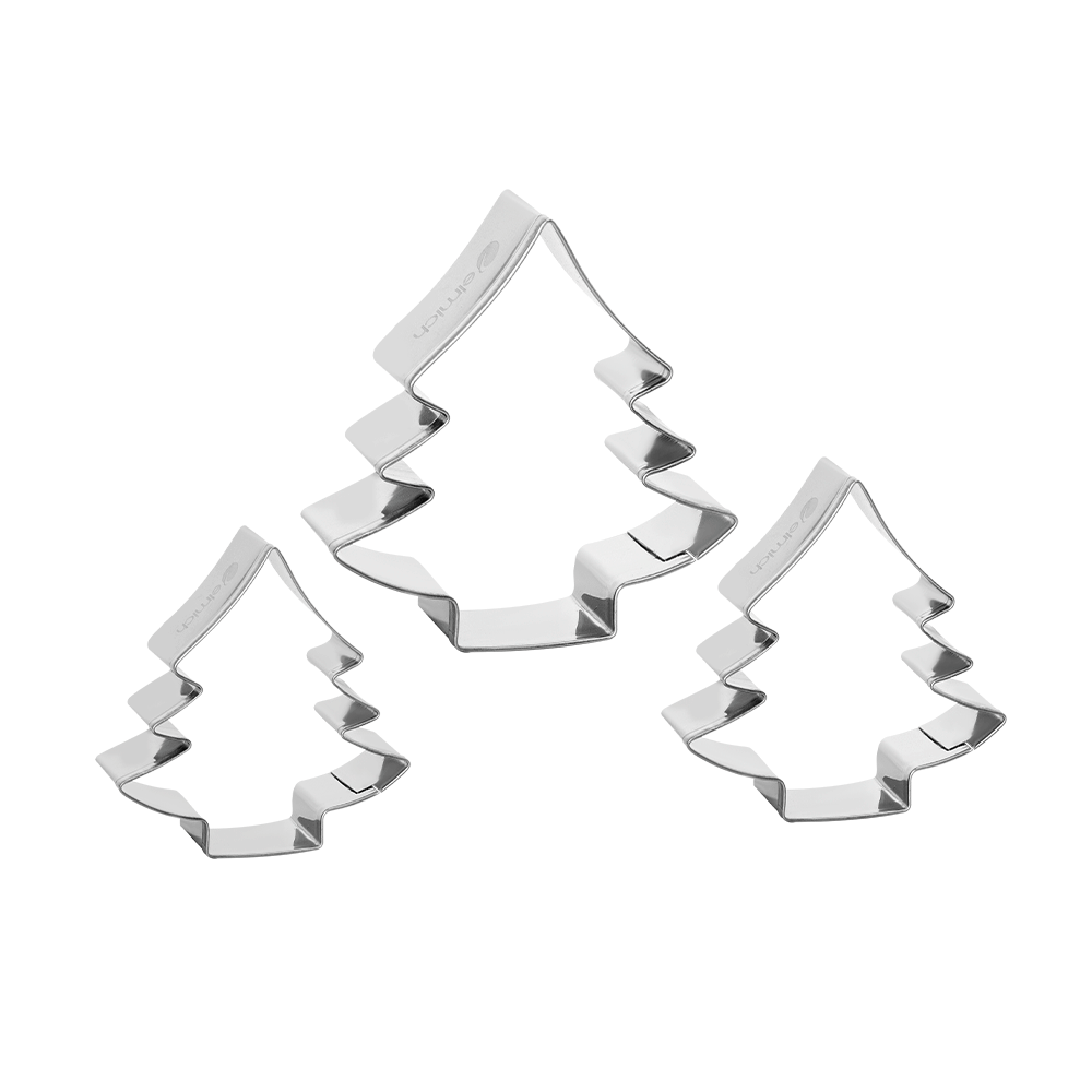 Bộ 3 khuôn bánh hình cây thông bằng inox Elmich EL0116BO3THONG