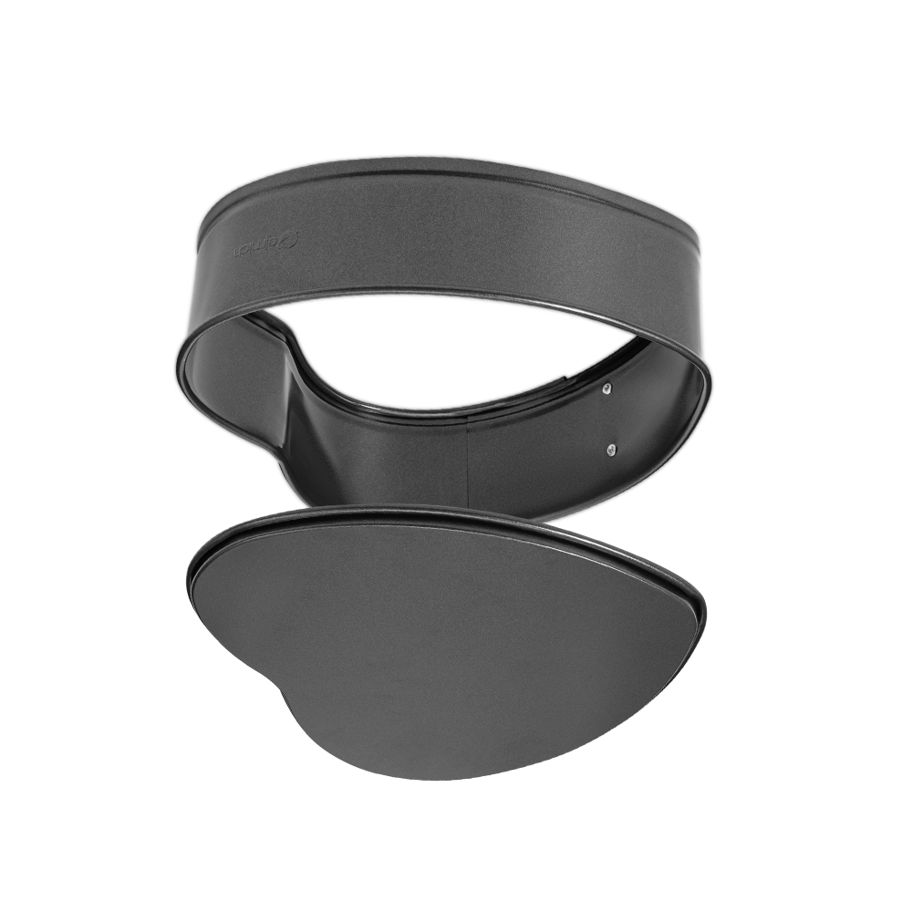 Khuôn bánh hình trái tim, đế rời, chốt ngang, 18cm Elmich EL0340