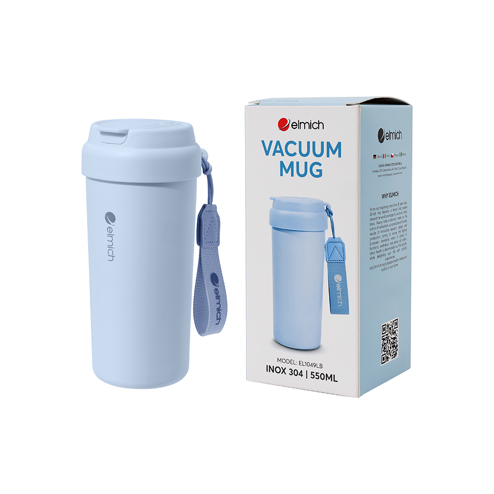 Cốc giữ nhiệt inox 304 Elmich EL1049 dung tích 550ml