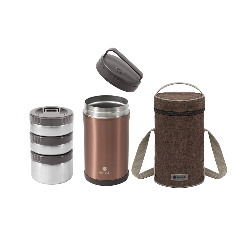 Hộp cơm giữ nhiệt inox 304 Elmich EL1290 dung tích 1.8L