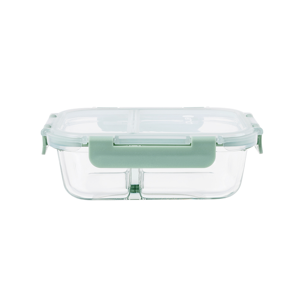 Hộp cơm thủy tinh 2 ngăn Elmich EL1443 dung tích 580ml