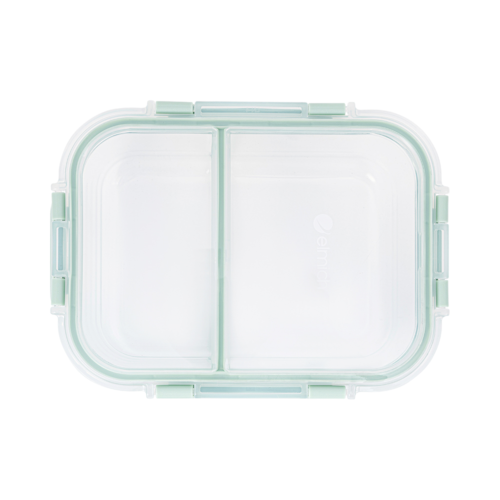 Hộp cơm thủy tinh 2 ngăn Elmich EL1445 dung tích 980ml