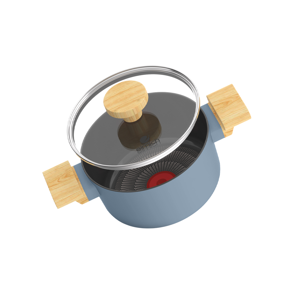 Nồi chống dính vân gỗ Elmich Nature EL-5206MG