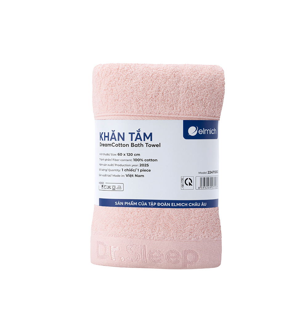 Khăn Tắm 100% Cotton Cao Cấp Elmich Dr.Sleep
