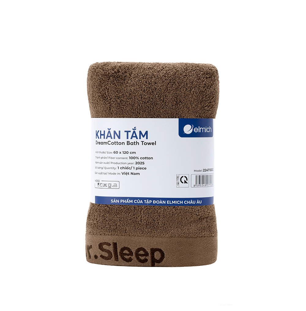 Khăn Tắm 100% Cotton Cao Cấp Elmich Dr.Sleep