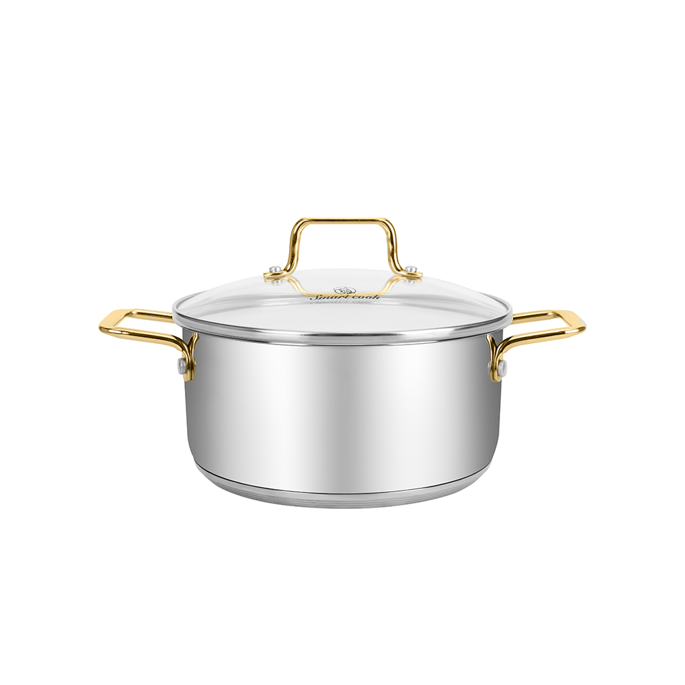 Combo 01 nồi inox Smartcook size 16, 01 chảo size 24cm và 01 lọ xay tiêu Elmich - TLD25619