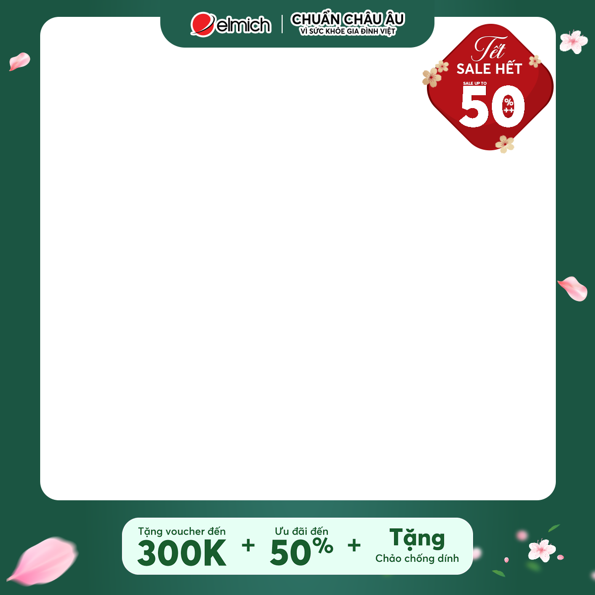 Chảo inox 3 lớp nguyên khối Elmich Trimax size 24cm 3846OL