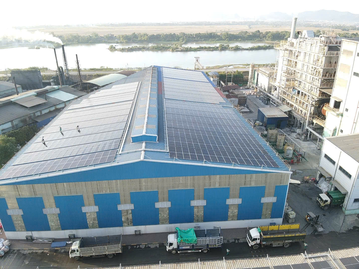 HOÀN THIỆN HỆ THỐNG ĐIỆN MẶT TRỜI – CÔNG TRÌNH NGÔI SAO XANH