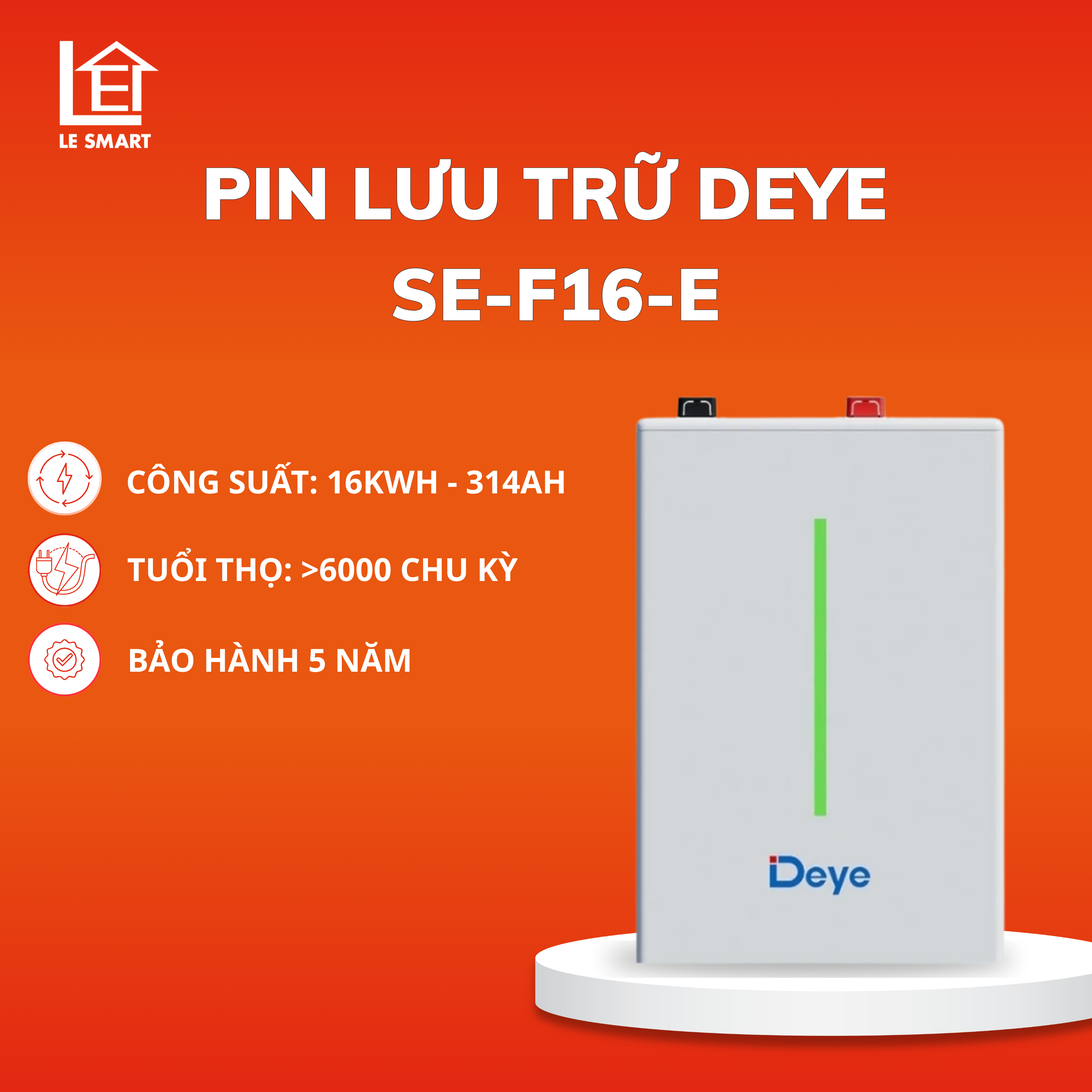 Pin lưu trữ Deye SE-F16-E