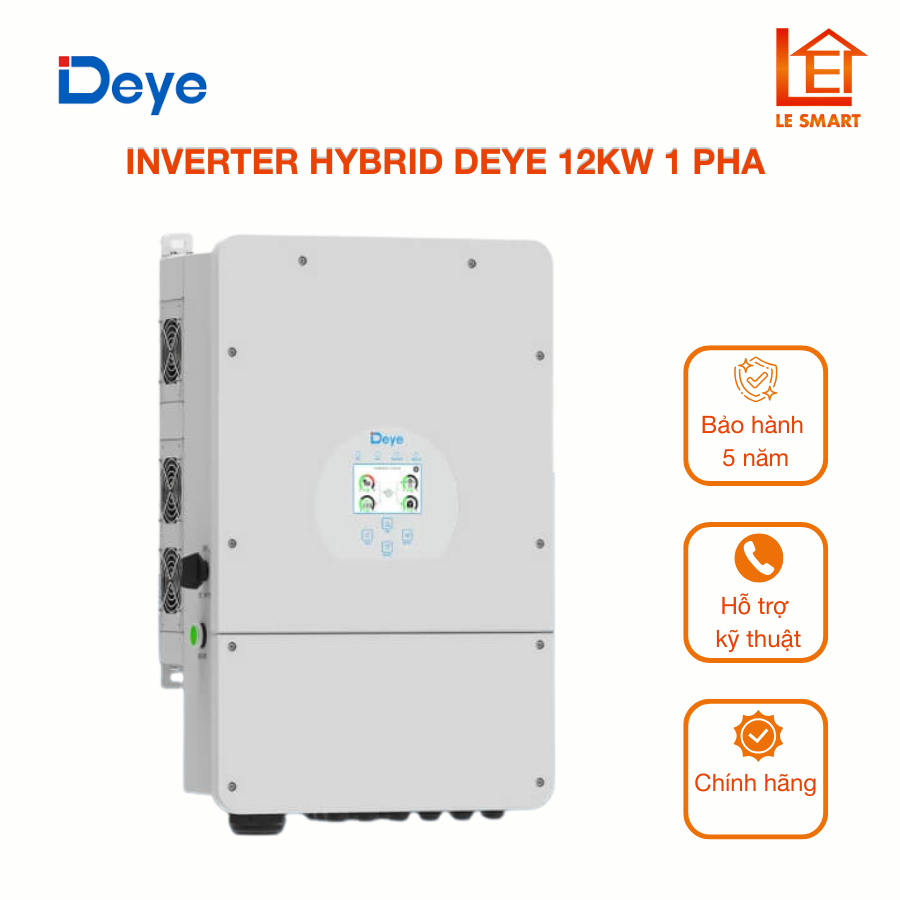 Deye 12Kw 1 Pha Inverter Hybrid – Sun 12K-SG02LP1-EU-AM3