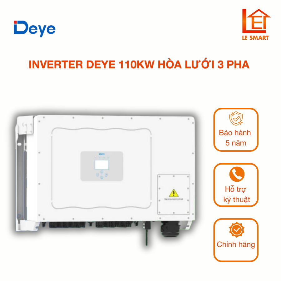 Inverter DEYE 110kW | Biến tần DEYE 110kW