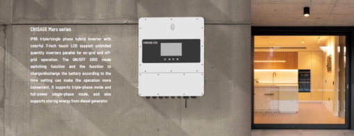 Inverter Hybrid 10kW 1 pha điện áp lưu trữ 48V Chisage ESS