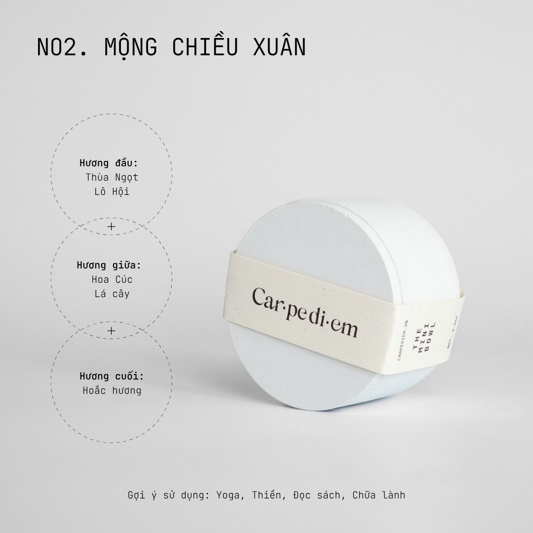Nến thơm Mini Bowl - Trắng