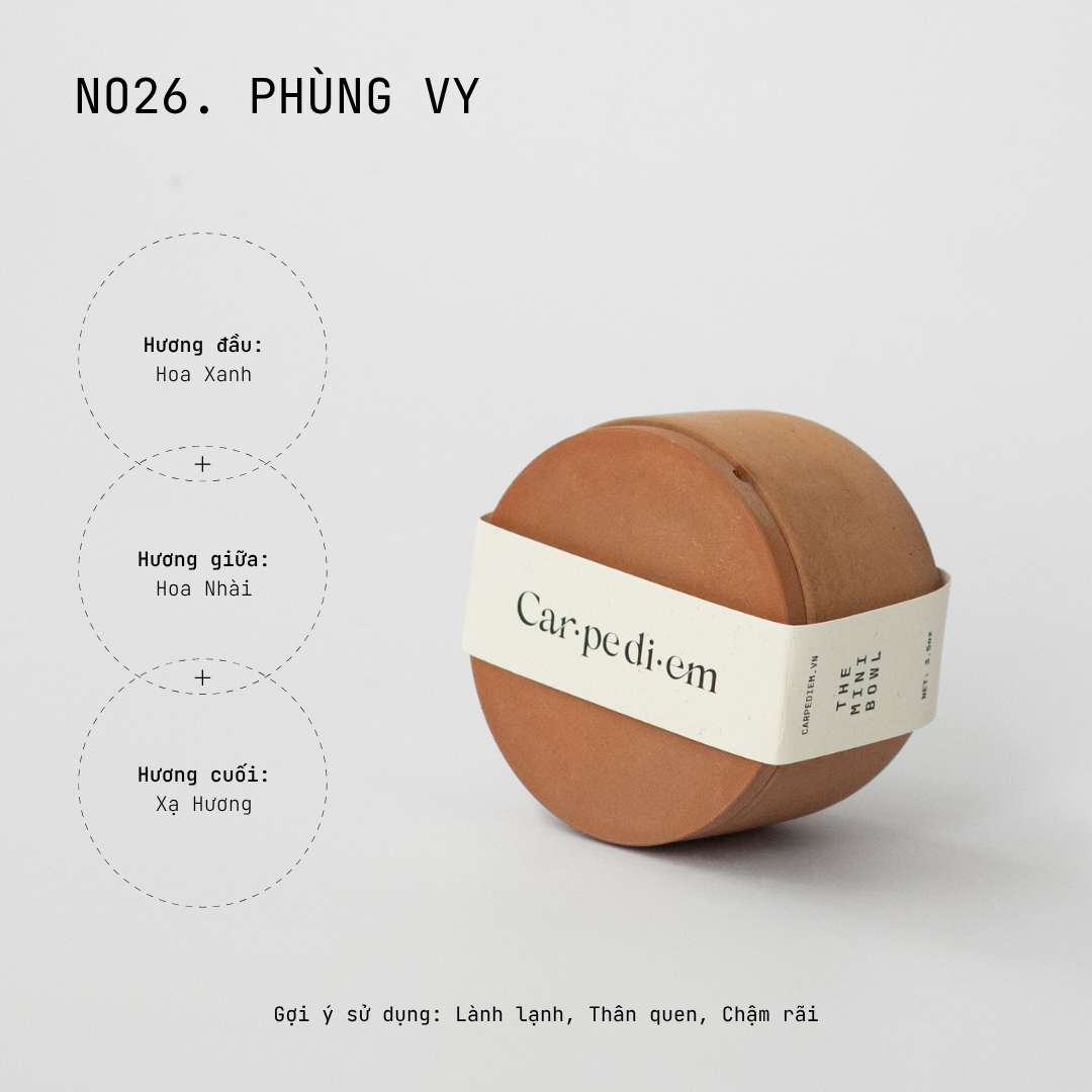 Nến thơm Mini Bowl - Nâu