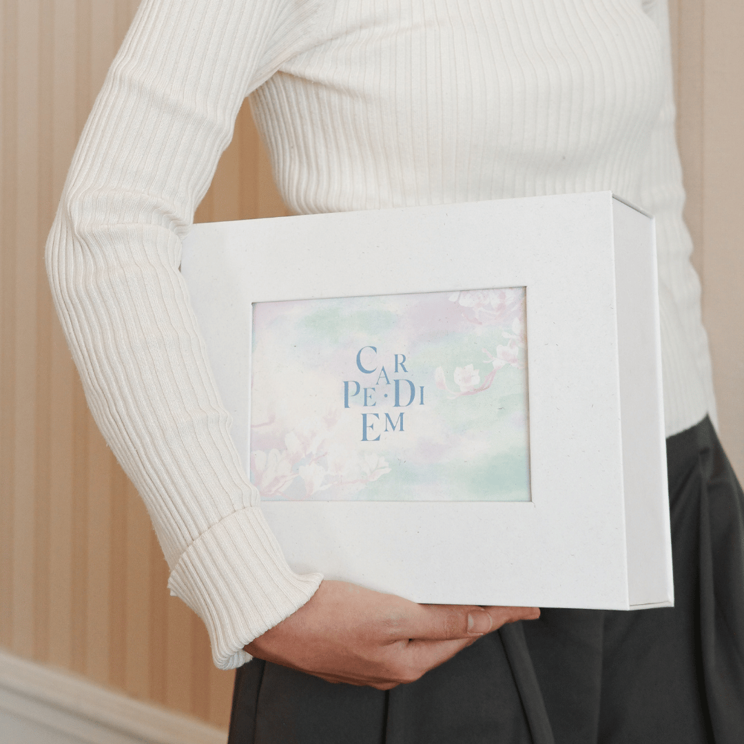 DIỆP HƯƠNG GIFT SET - Bộ quà tặng nến thơm hoa sen & khăn lụa Bandana