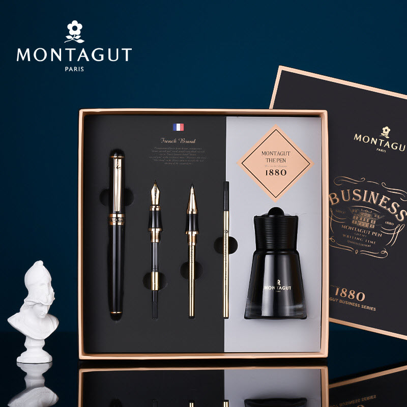 Set bút ký Montagut 5 món MT36 màu đen