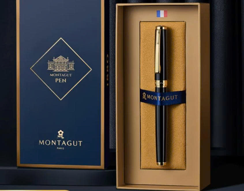 Bút ký Montagut khắc tên màu đen M06