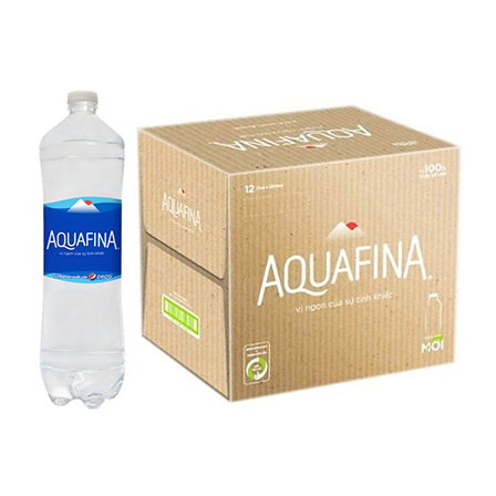Nước đóng chai AQUAFINA chai 1,5 lít