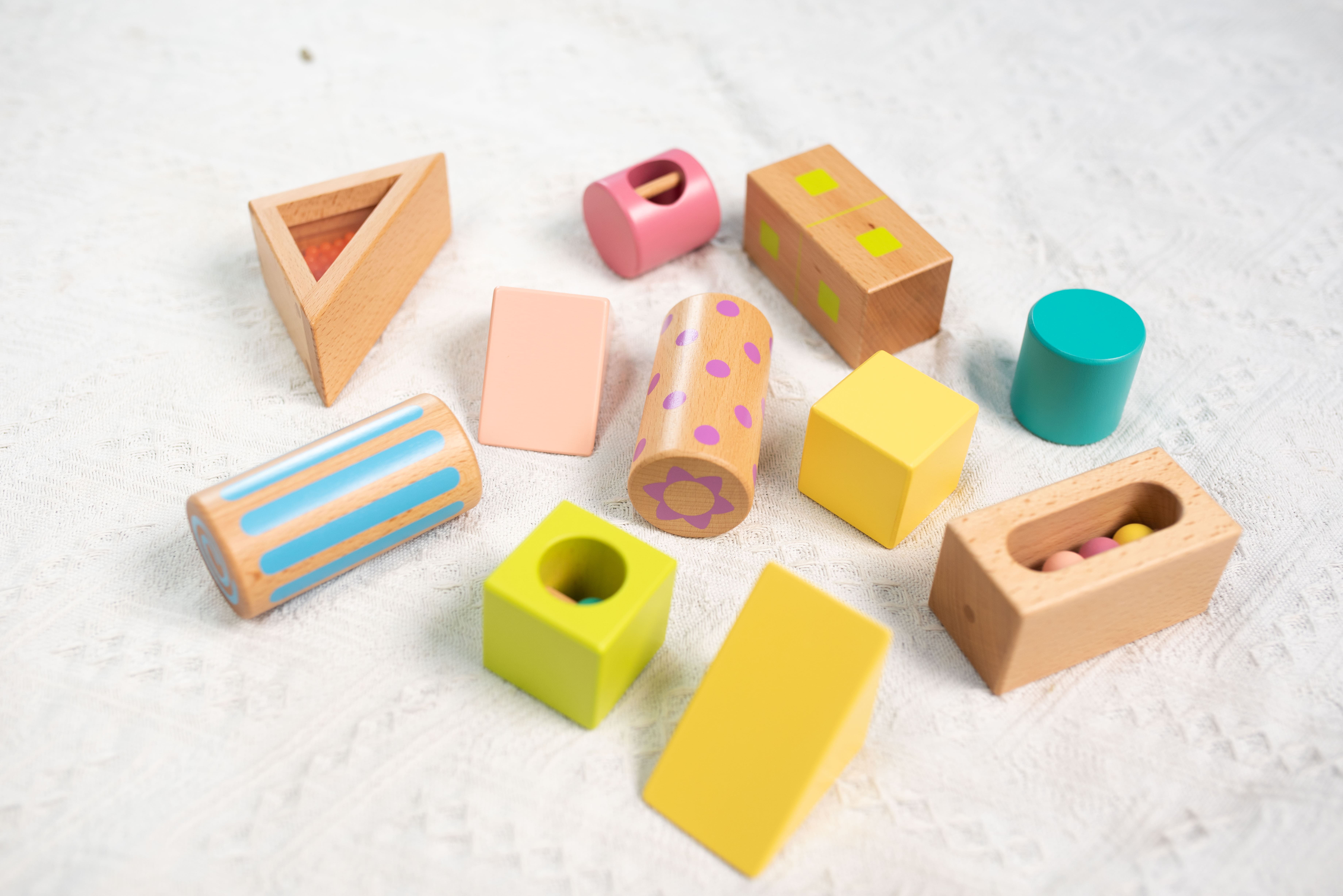 Cho thuê Hình khối bằng gỗ có âm thanh - bộ nhỏ