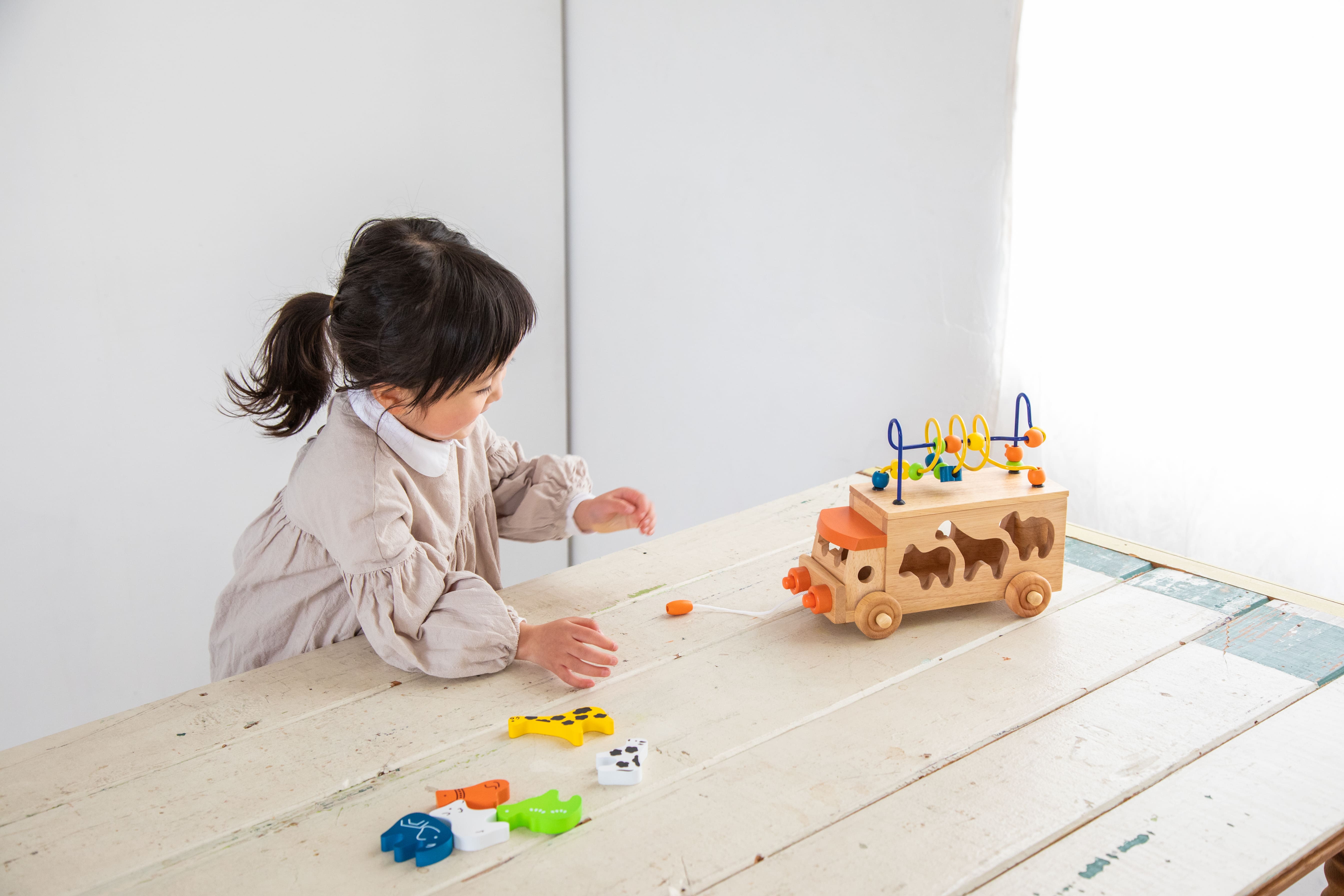 Xe chở động vật bằng gỗ