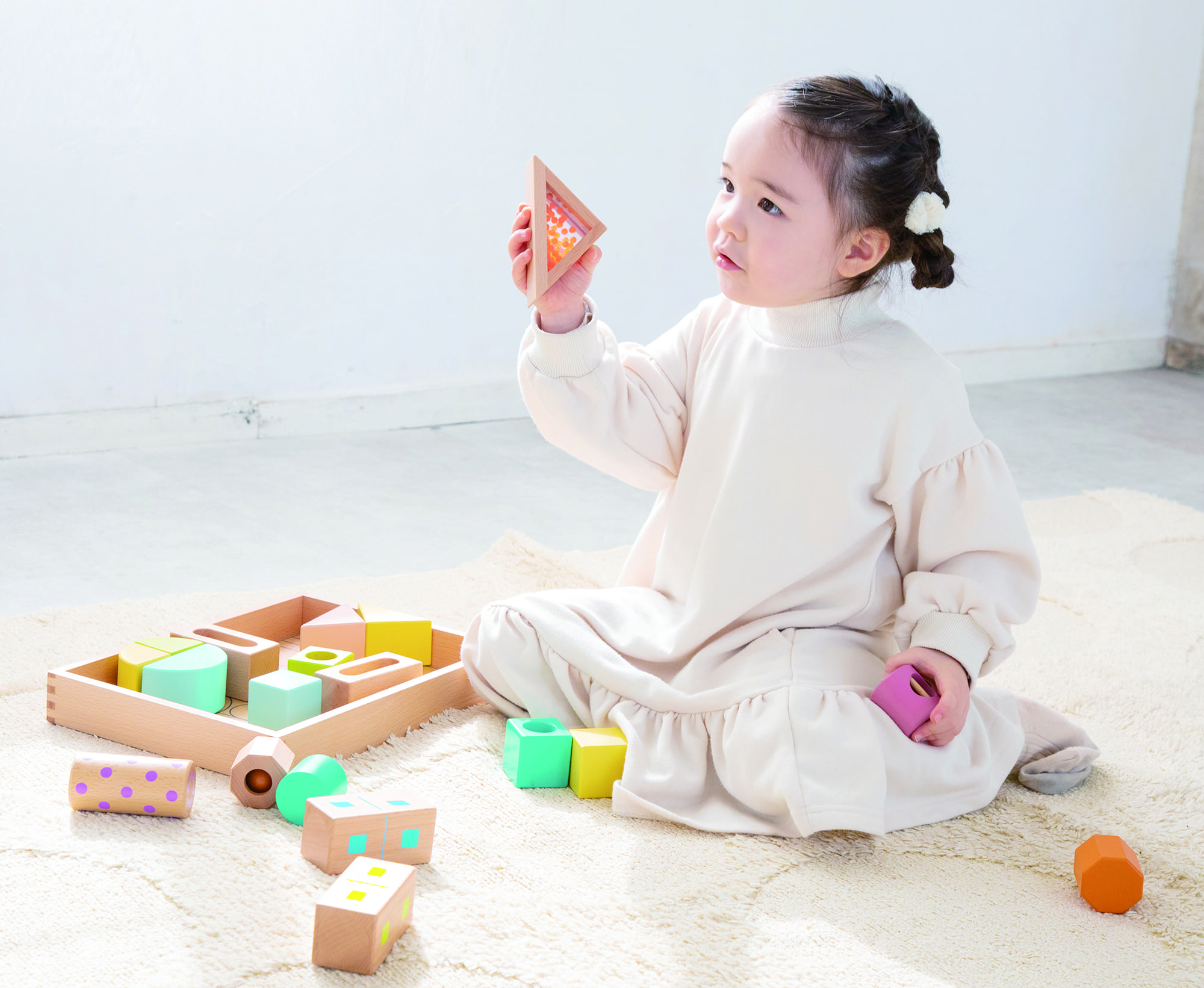 Hình khối bằng gỗ có âm thanh - bộ lớn