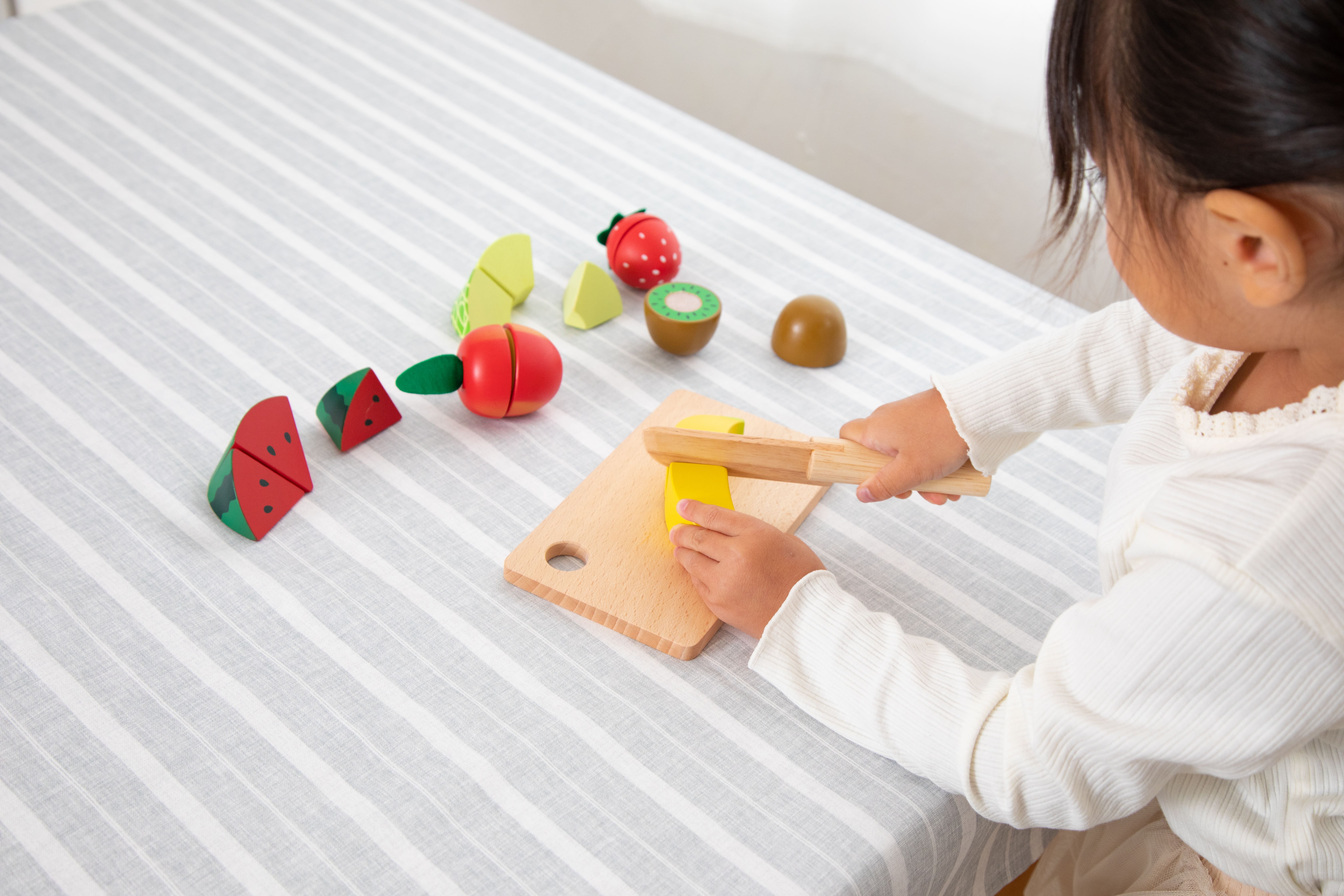 Bộ cắt thái trái cây bằng gỗ cao cấp - Fruit Set