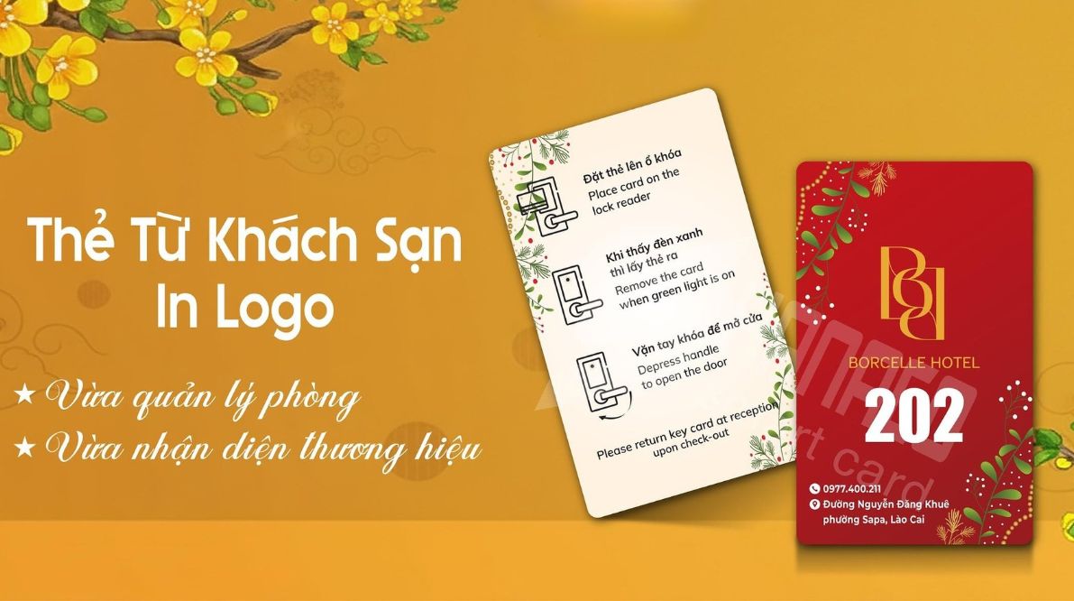 Thẻ từ khách sạn in logo và phôi trắng: Nên chọn loại nào?